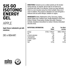 SIS GO Isotonic energiageeli Omena 60ml