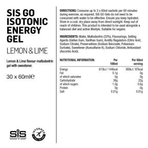 SIS GO Isotonic Energiageeli Sitruuna & Lime 60ml